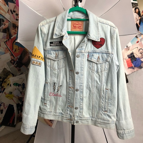 levi's patchwork denim jacket